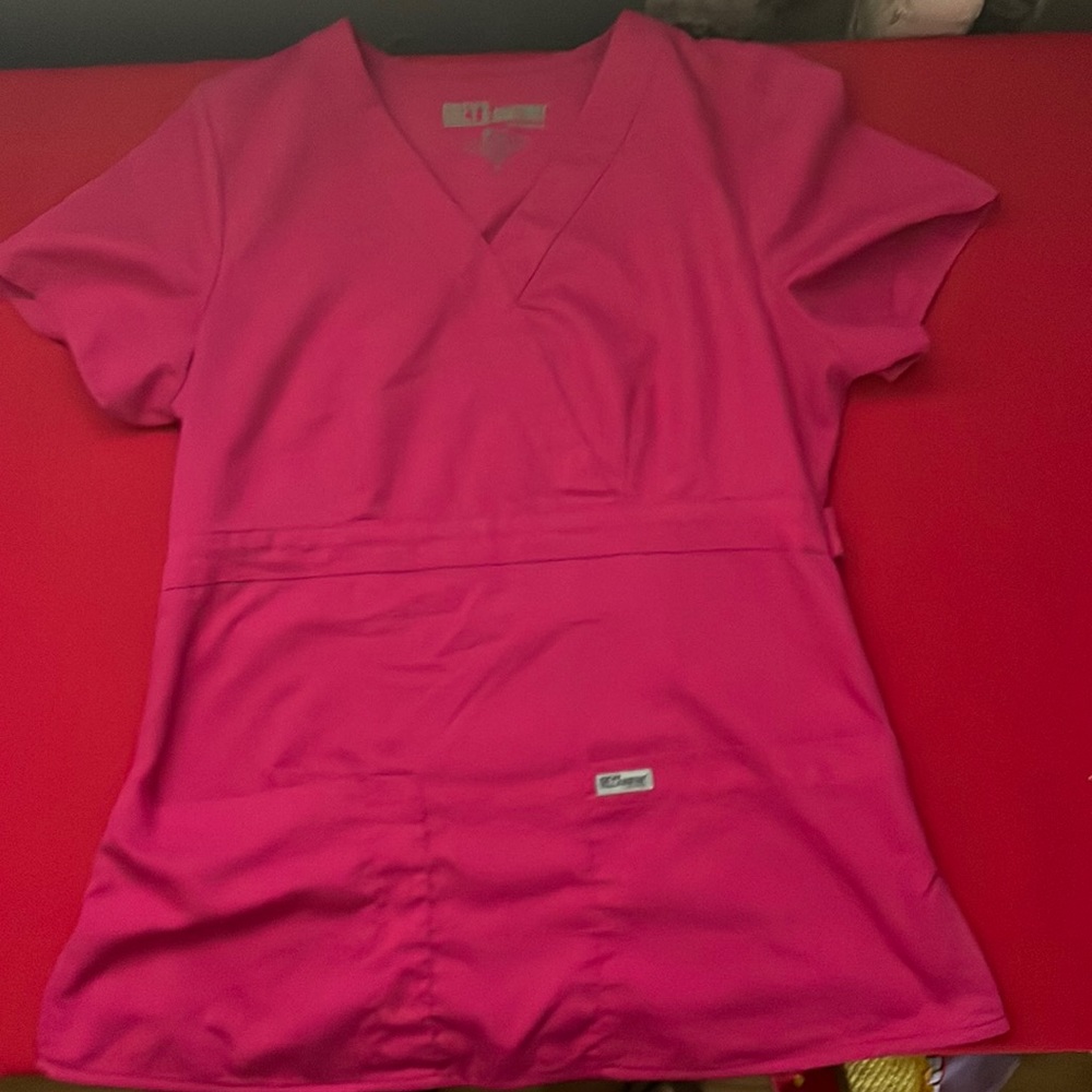 Grey’s Anatomy Mock Wrap Scrub Top